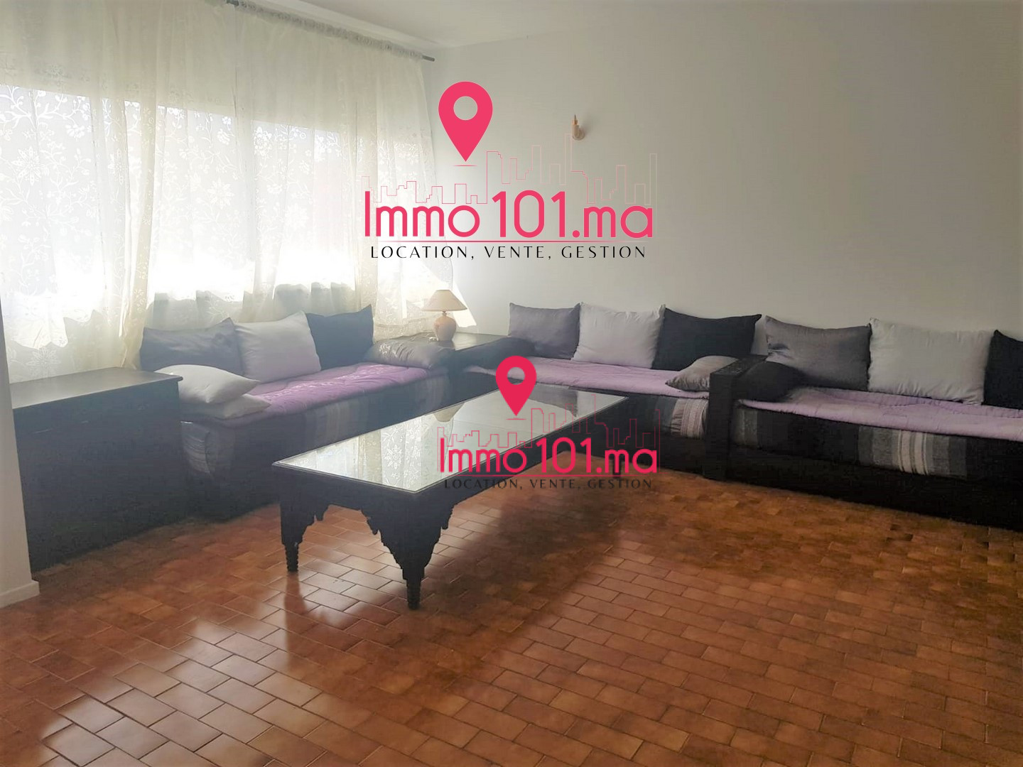 Location appartement semi – meublé à Yacoub El Mansour ZLLAM1350